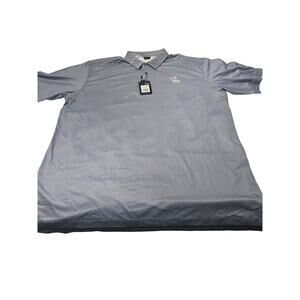 Dunning Erwick Mens Golf Logo Polo Gray in size 3XL